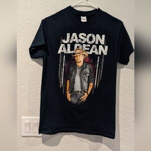Jason Aldean Black Graphic T-Shirt